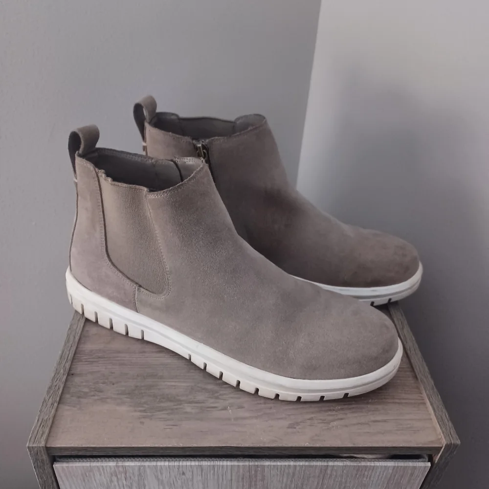 Blondo Flora Waterproof Booties Brown Suede Sz 10